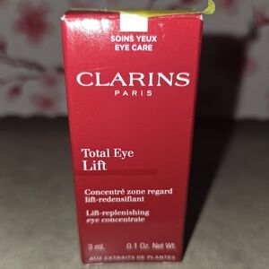 Clarins Paris Total Eye Lift Eye Replenishing Concentrate 0.1 oz 3ml Mini Sample